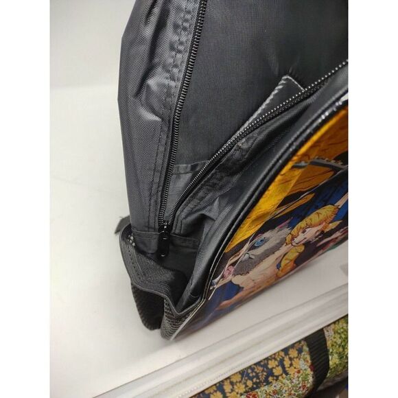 Demon Slayer Manga Backpack Four Characters on front ready for battle pockets - Picture 5 of 6